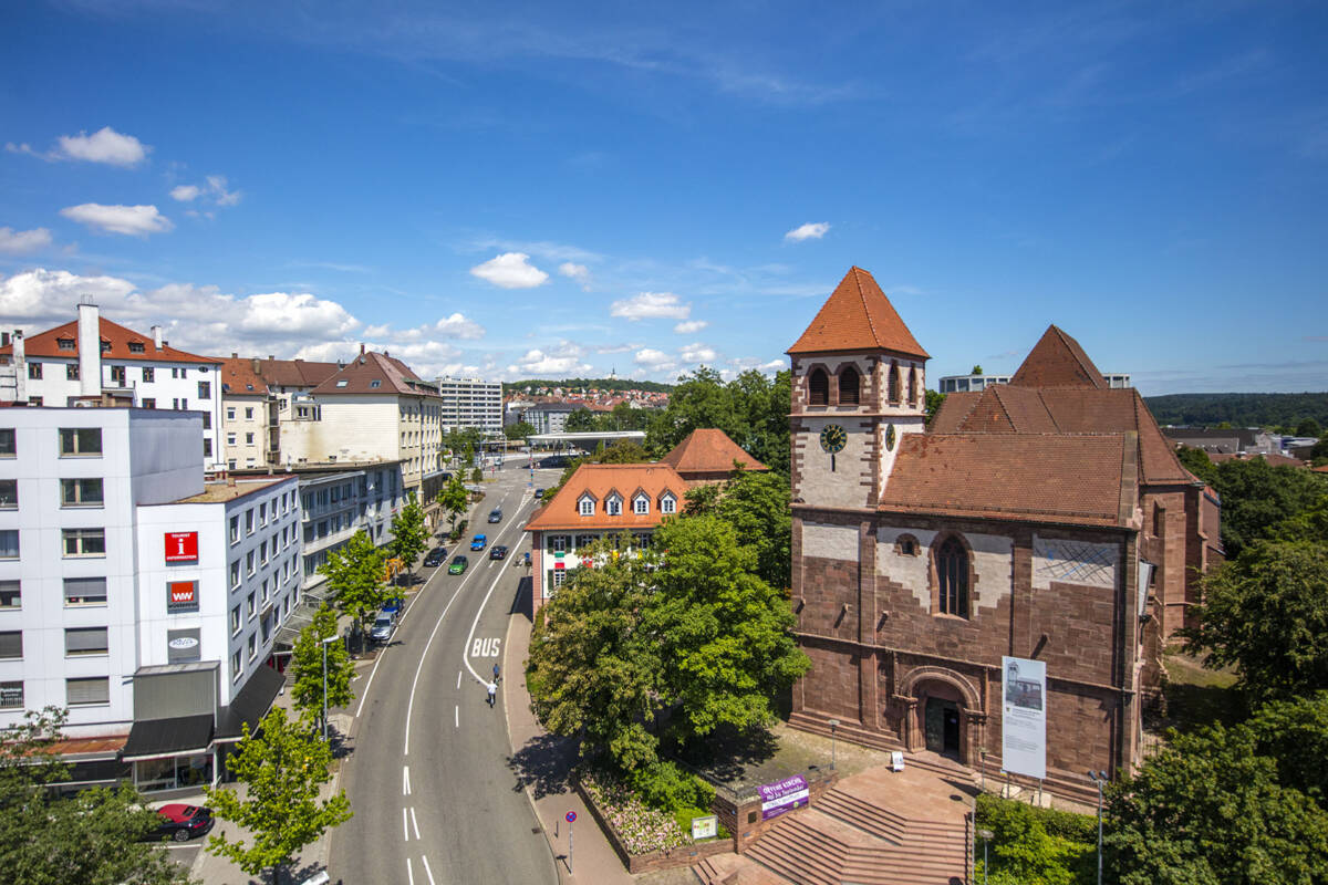 Der Schloßberg mit Schloßkirche