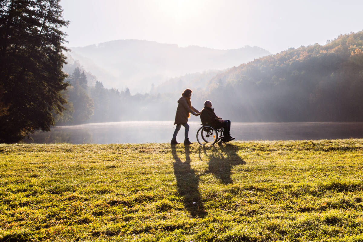 Wandern mit Rollstuhl