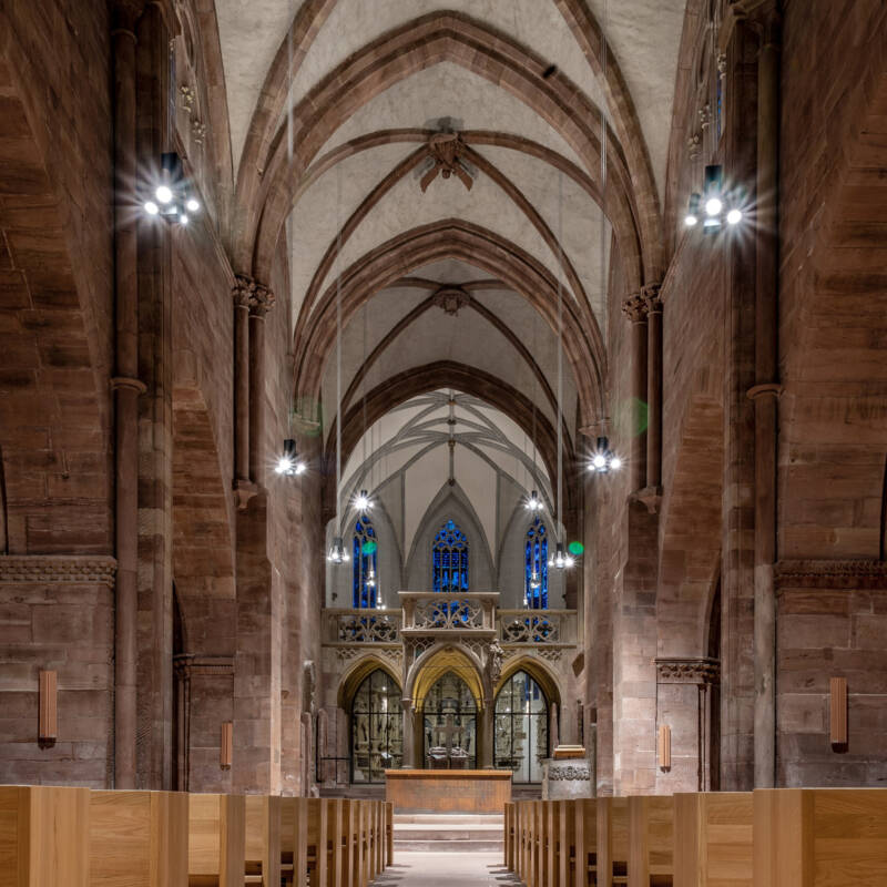 Kirchenschiff von der Schloßkirche St. Michael